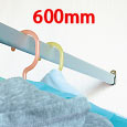 ハンガーパイプを付けるセット WHS-202 600mm
