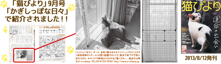猫びより9月号「かぎしっぽな日々」で紹介されました!