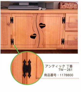 アンティック丁番で、カントリー家具を作りました！（スティッチ様）