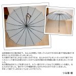 プレゼントされた傘を早まって捨ててしまわなくてよかったです（つる姫様）