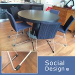 チェアのデザインを損ないません！(Social Design様)