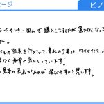 付けやすくてバネがついているので気に入っています。（ピノキオ様）