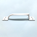 フランス取っ手 BH1143 ホワイト/ビスピッチ106mm