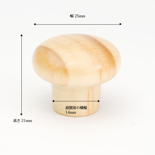 WAKI 木製ツマミ　TW-323〈パイン〉