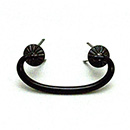 タンス取手黒色 VG-317/ビスピッチ40mm