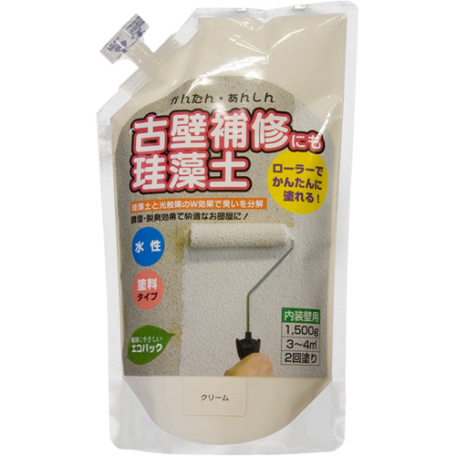 珪藻土 単品・追加用 1.5kg ｸﾘｰﾑ