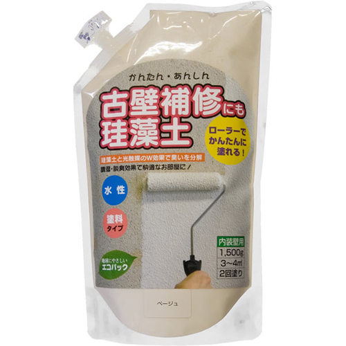 珪藻土 単品・追加用 1.5kg ﾍﾞｰｼﾞｭ