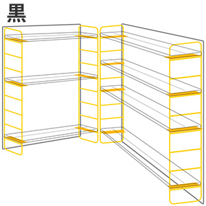 【デュライク】DIY材料収納編セット〈ブラック〉