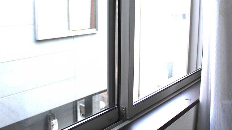 熱伝導率の高いアルミサッシ窓