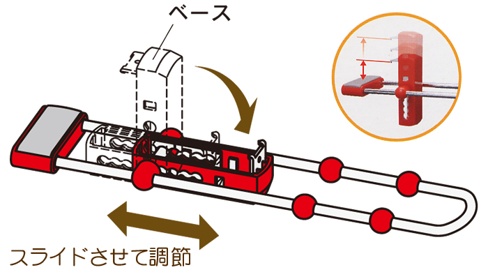 コンパクトにたためる