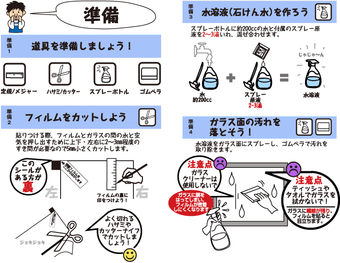 ガラス 飛散 防止 フィルム