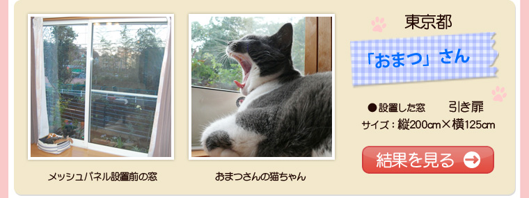 メッシュパネルモニターおまつさんの紹介